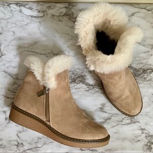 Faux Fur sneaker boots A New Day